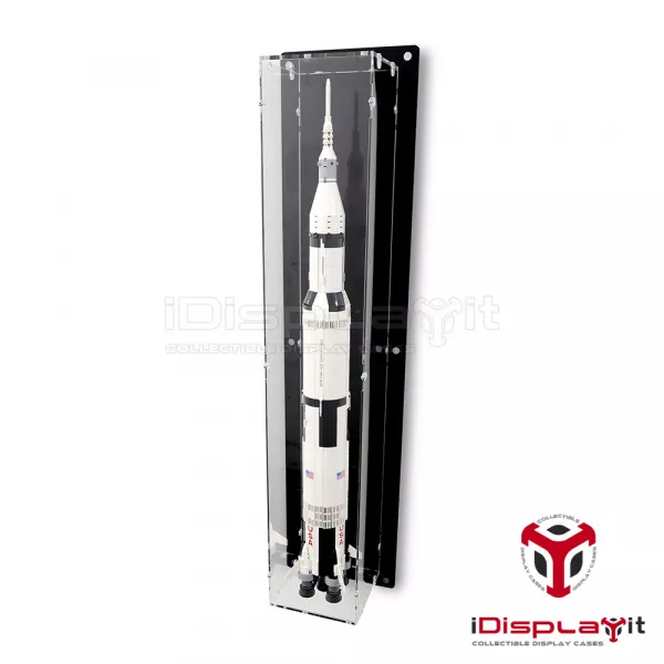 3in1 Wand Vitrine für Lego 21309, 92176 NASA Saturn V