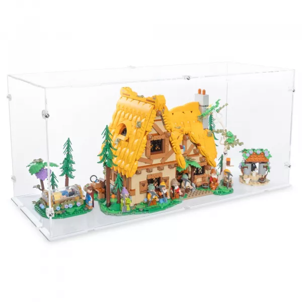 43242 Die Hütte von Schneewittchen und den sieben Zwergen - Acryl Vitrine Lego