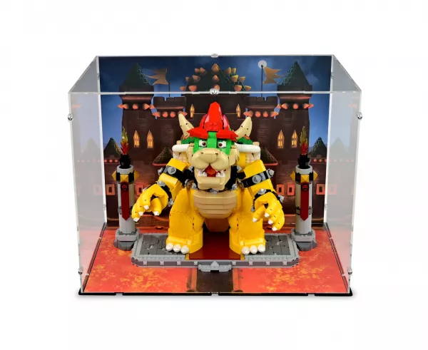 Display Case for LEGO® Super Mario™ The Mighty Bowser™ 71411 – Brick In It