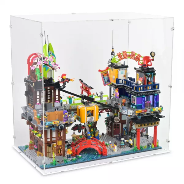 71799 Die Märkte von Ninjago City - Acryl Vitrine Lego