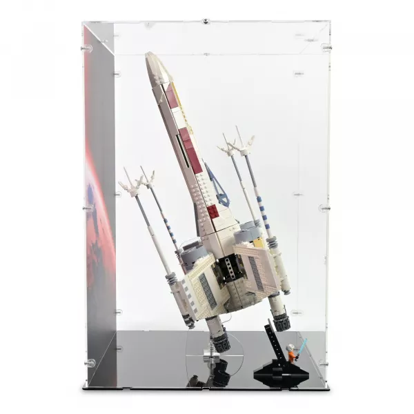 75355 X-Wing Starfighter Vertical & Stand - Acryl Vitrine Lego