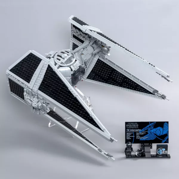 Acrylständer für Lego 75382 TIE-Abfangjäger