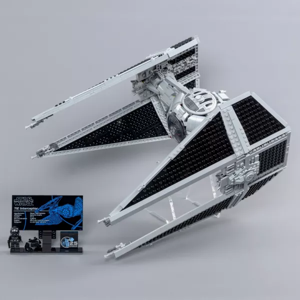 Acrylständer für Lego 75382 TIE-Abfangjäger