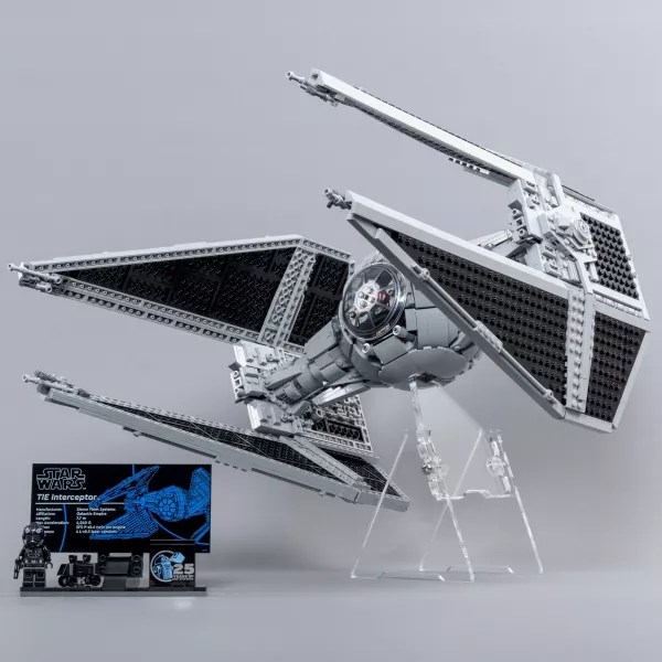 Acrylständer für Lego 75382 TIE-Abfangjäger