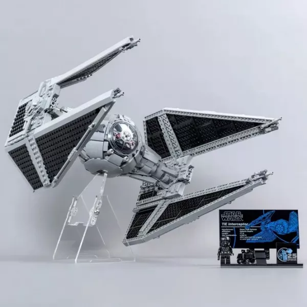 Acrylständer für Lego 75382 TIE-Abfangjäger