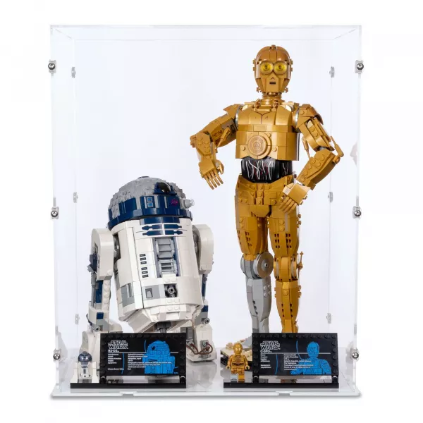 75398 / 75379 C-3PO & R2D2 - Lego Acryl Vitrine