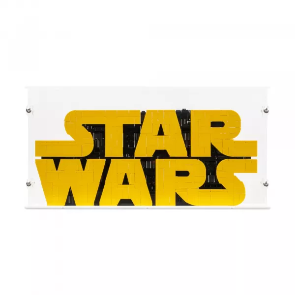 75407 Brick-Built Star Wars Logo - Display Case