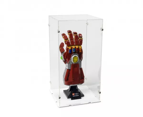 76223 Iron Mans Nano Handschuh - Acryl Vitrine Lego