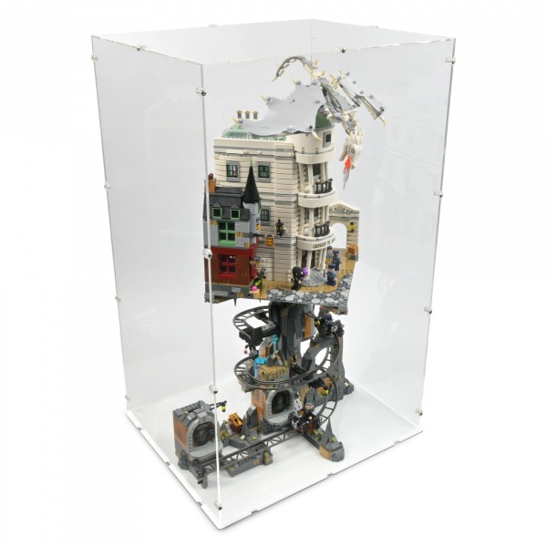76417 / 40598 Gringotts Zaubererbank + Verlies - Acryl Vitrine Lego