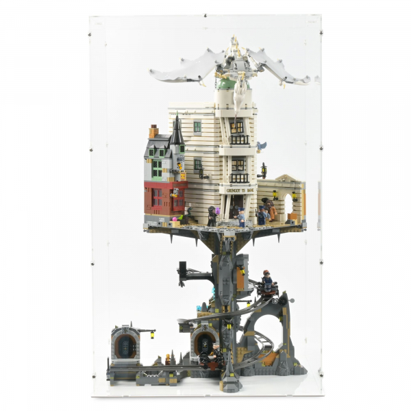 76417 / 40598 Gringotts Zaubererbank + Verlies - Acryl Vitrine Lego
