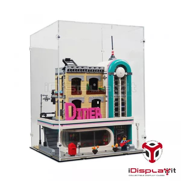 Lego 10190, 10218, 10243, 10246, 10251, 10260, 10264 Modular Buildings - Display Case