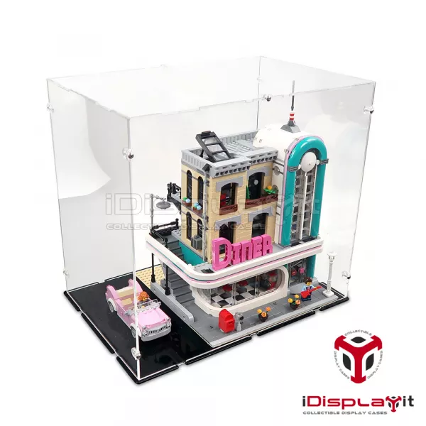 10260 Amerikanisches Diner (Extended) - Acryl Vitrine Lego