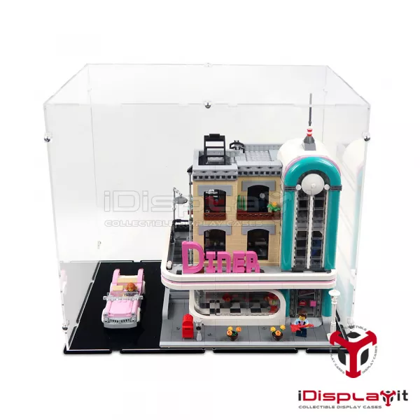 10260 Amerikanisches Diner (Extended) - Acryl Vitrine Lego