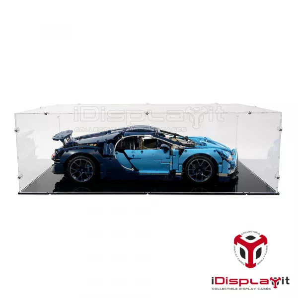 Lego 42083 Bugatti Chiron + 42096 Porsche 911 RSR Display Case