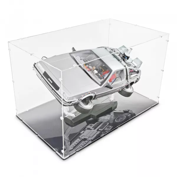 1/6 Scale DeLorean Time Machine Display Case for Hot Toys MMS636