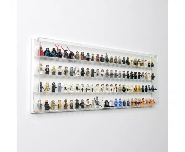 100 LEGO Minifigures Wall Display Case