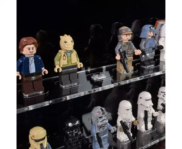 100 LEGO Minifigures Wall Display Case