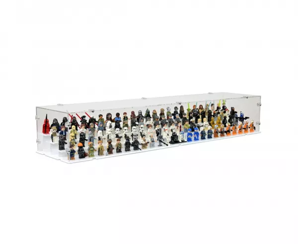 100 Lego Minifiguren - Acryl Vitrine