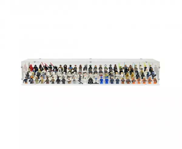 100 Lego Minifiguren - Acryl Vitrine