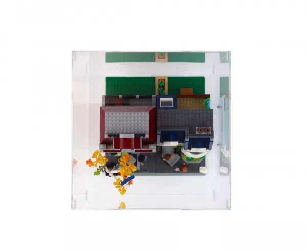 10270 Buchhandlung - Acryl Vitrine Lego