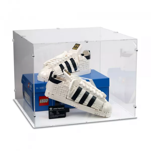 10282 adidas Originals Superstar Paar + Karton - Acryl Vitrine Lego