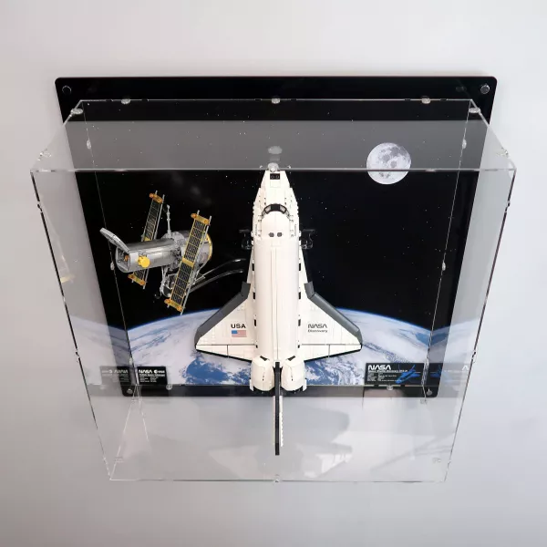 Lego 10283 NASA Space Shuttle Discovery - Wandvitrine