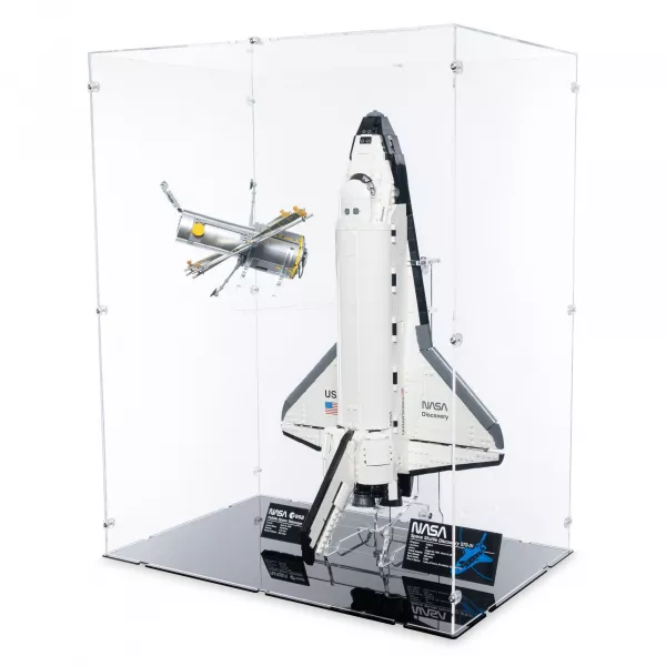 10283 NASA-Spaceshuttle „Discovery“ - Vertikal & Ständer - Acryl Vitrine Lego