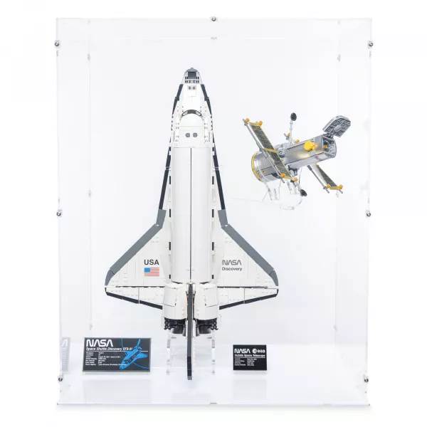 10283 NASA-Spaceshuttle „Discovery“ - Vertikal & Ständer - Acryl Vitrine Lego
