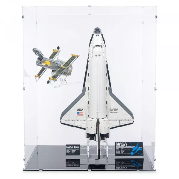 10283 NASA-Spaceshuttle „Discovery“ - Vertikal & Ständer - Acryl Vitrine Lego