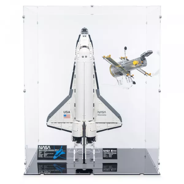 10283 NASA-Spaceshuttle „Discovery“ - Vertikal & Ständer - Acryl Vitrine Lego