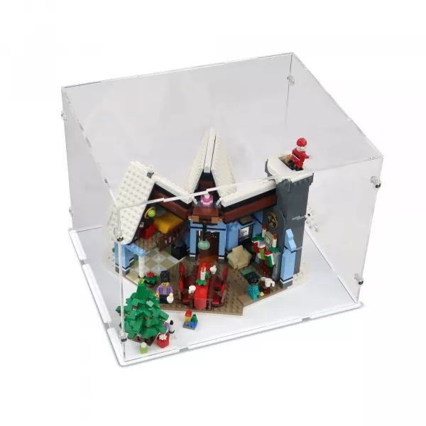 10293 Besuch des Weihnachtsmanns - Acryl Vitrine Lego