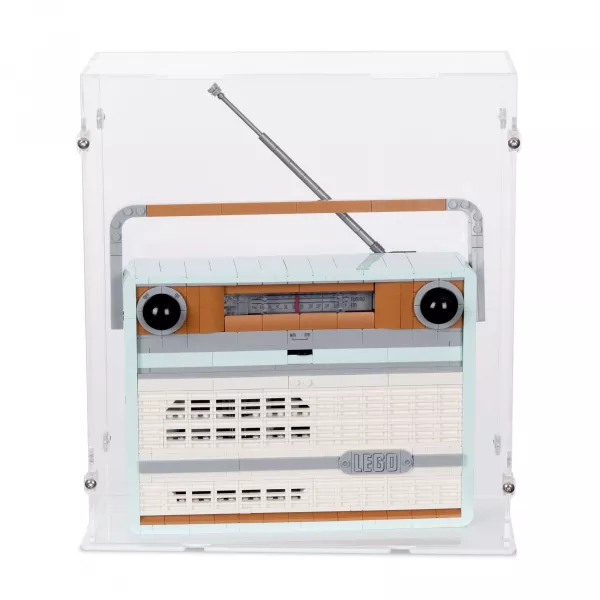 10334 Retro-Kofferradio - Acryl Vitrine Lego