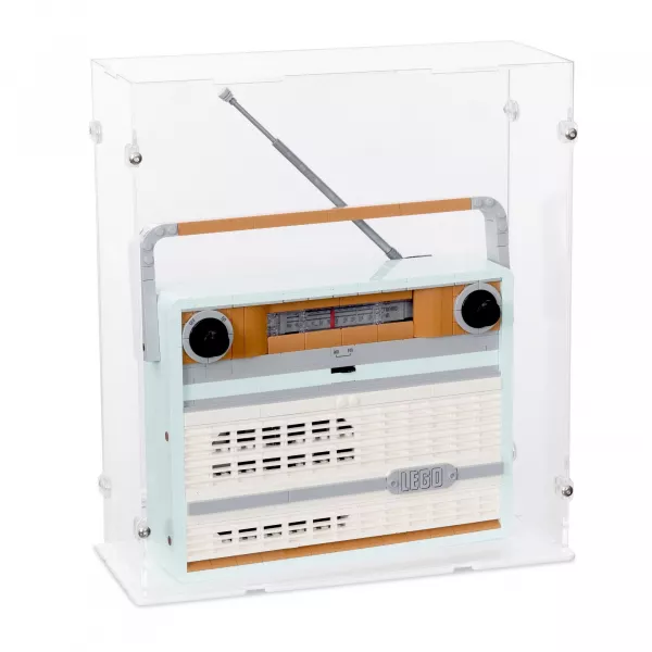 10334 Retro-Kofferradio - Acryl Vitrine Lego