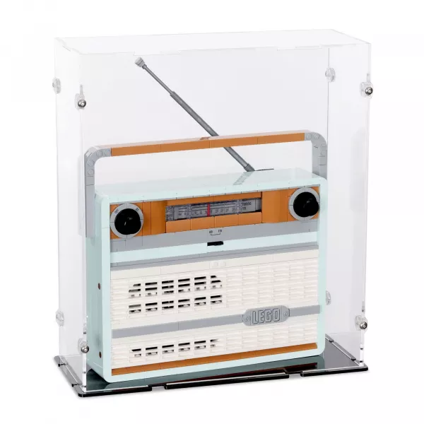 10334 Retro-Kofferradio - Acryl Vitrine Lego