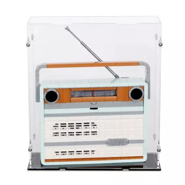 10334 Retro-Kofferradio - Acryl Vitrine Lego