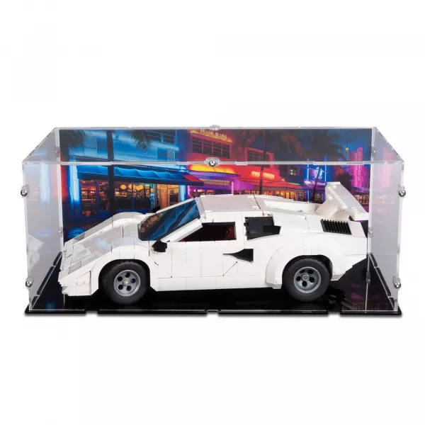 10337 Lamborghini Countach 5000 Quattrovalvole - Acryl Vitrine Lego