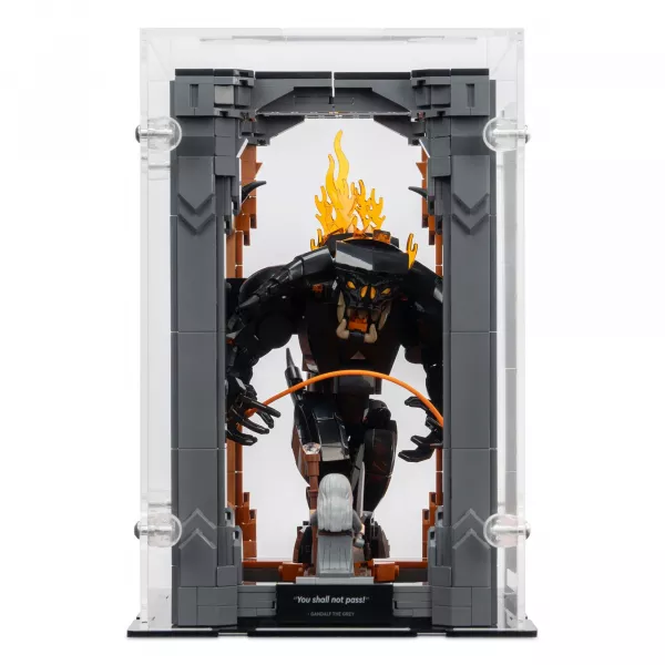 10367 Der Herr der Ringe: Balrog Bücherstütze (geschlossen) - Acryl Vitrine Lego
