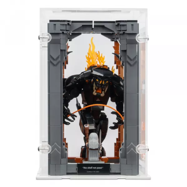 10367 Der Herr der Ringe: Balrog Bücherstütze (geschlossen) - Acryl Vitrine Lego