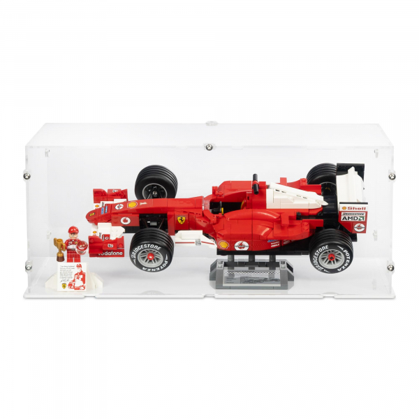 11375 Ferrari F2004 und Michael Schumacher - Acryl Vitrine Lego