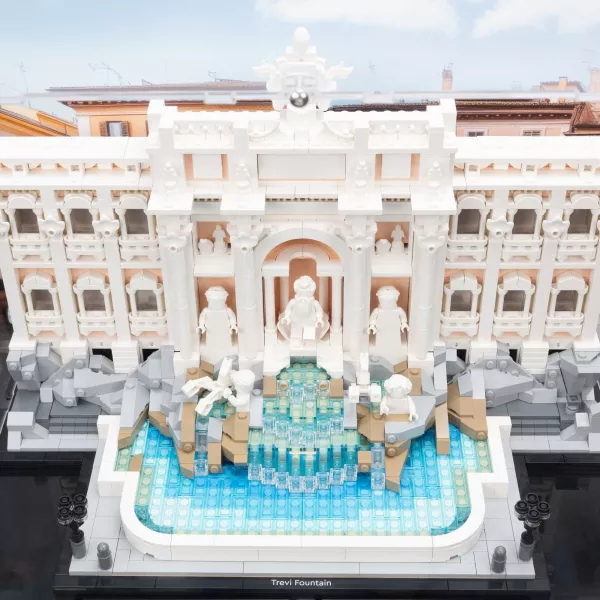 21062 Trevi-Brunnen - Acryl Vitrine