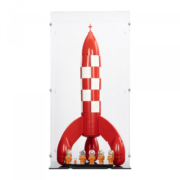21367 Tintin Moon Rocket - Display Case