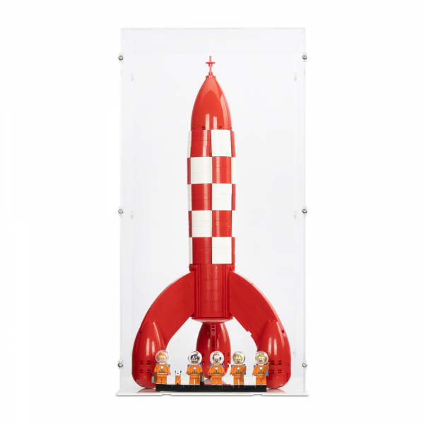21367 Tintin Moon Rocket - Display Case