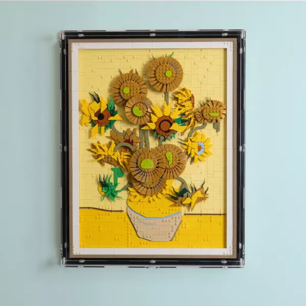 31215 Vincent Van Gogh Sunflowers Wall Mounted Display Case