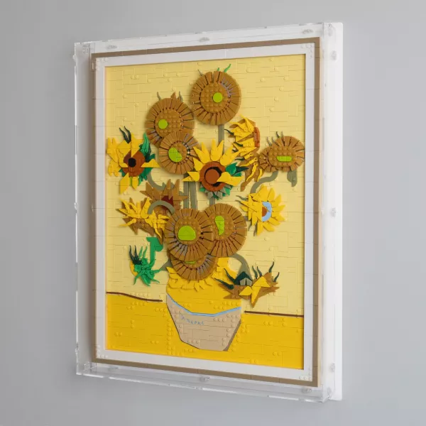 31215 Vincent Van Gogh Sunflowers Wall Mounted Display Case