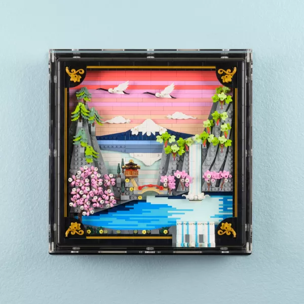 31218 Japanische Kirschblütenlandschaft - Wandvitrine