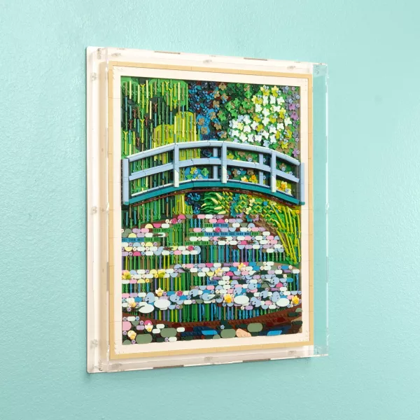 31220 Claude Monet Bridge over a Pond of Water Lilies - Wall Mounted Display Case