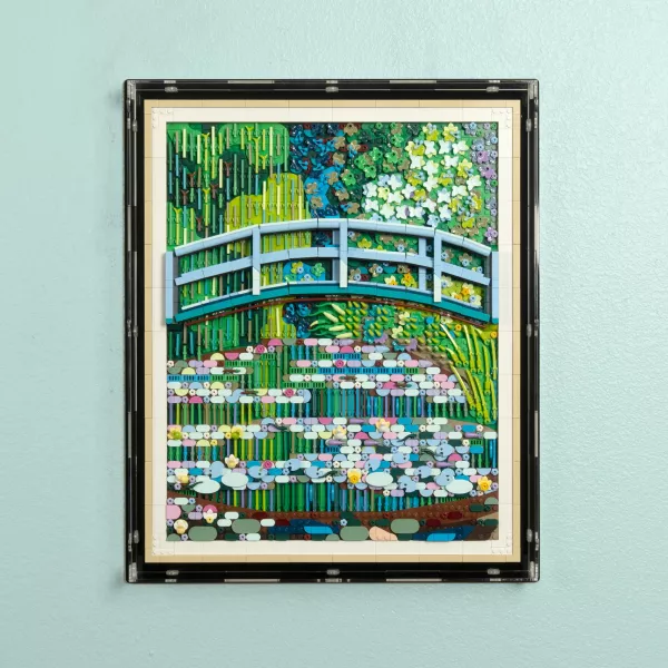 31220 Claude Monet Bridge over a Pond of Water Lilies - Wall Mounted Display Case