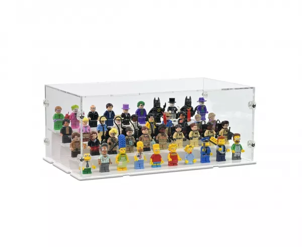 40 Lego Minifiguren - Acryl Vitrine