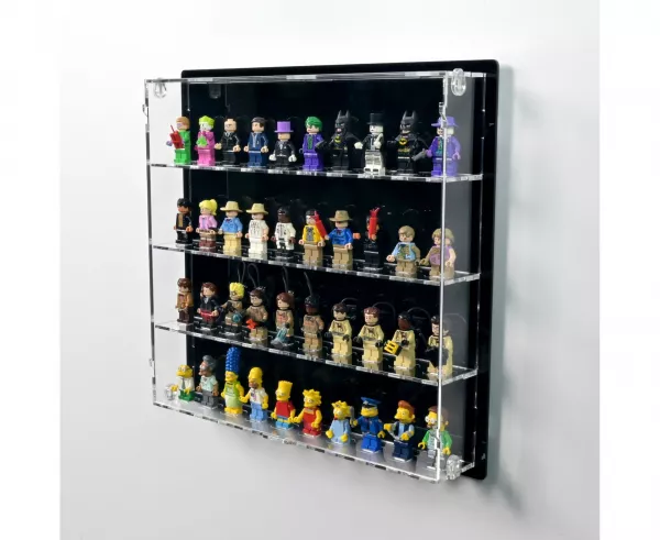 40 LEGO Minifigures Wall Display Case