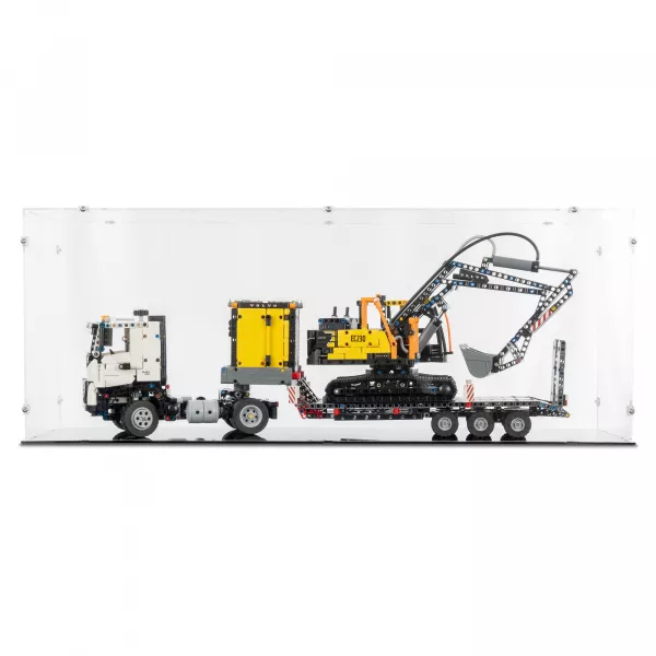 42175 Volvo FMX Truck & EC230 Electric Excavator - Display Case